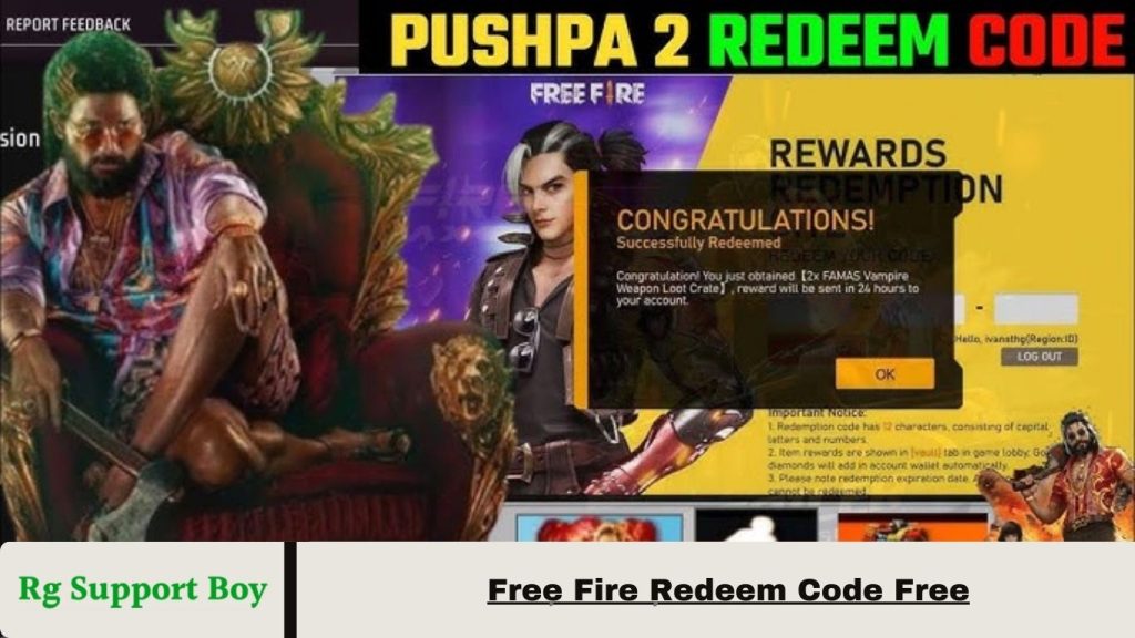 Free Fire Redeem Code